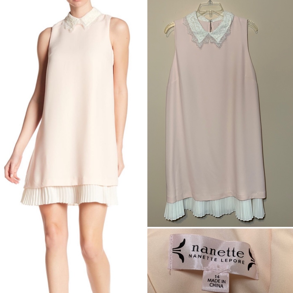 Nanette Lepore sleeveless A line dress Size 14